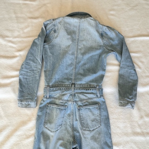 SAM EDELMAN The Jazzy Denim Jumpsuit Overall Size XS - Picture 9 of 11